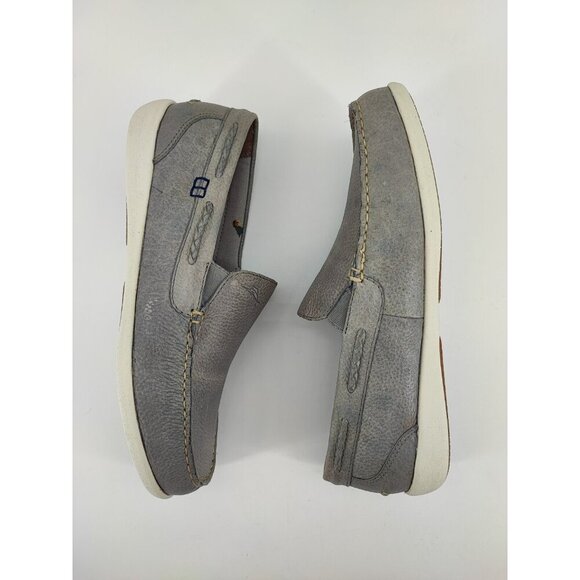 Tommy Bahama Men's Thackery Gray Leather Slip-On Shoes Size 9 US - Picture 6 of 9